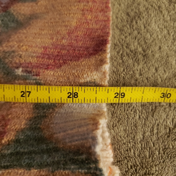 Extra Energy Printed Silk Blend Knit Sweater, Women's Size S - Picture 7 of 7